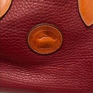 Dooney & Bourke Red Leather Tote Bag